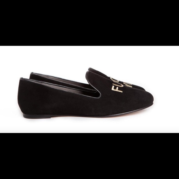 NEW Mara & Mine F*CK I LOVE YOU slippers size 10 - Picture 3 of 3